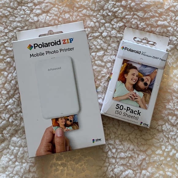 Polaroid Other - Polaroid ZIP Mobile Photo Printer & 50-Pack paper